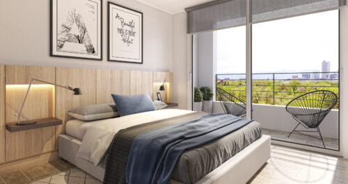 dormitorio Eco Arauco Barrio Franklin
