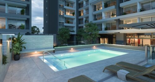 Eco Florida I piscina noche