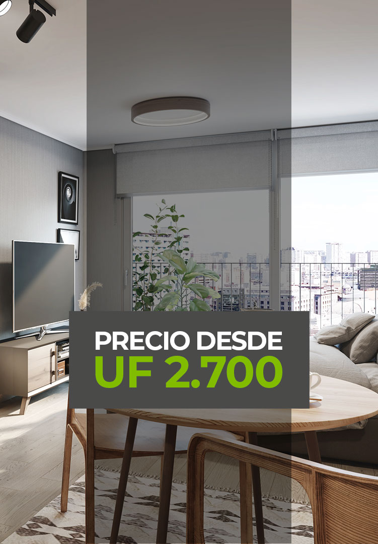 Eco Espacios departamentos en Santiago Centro
